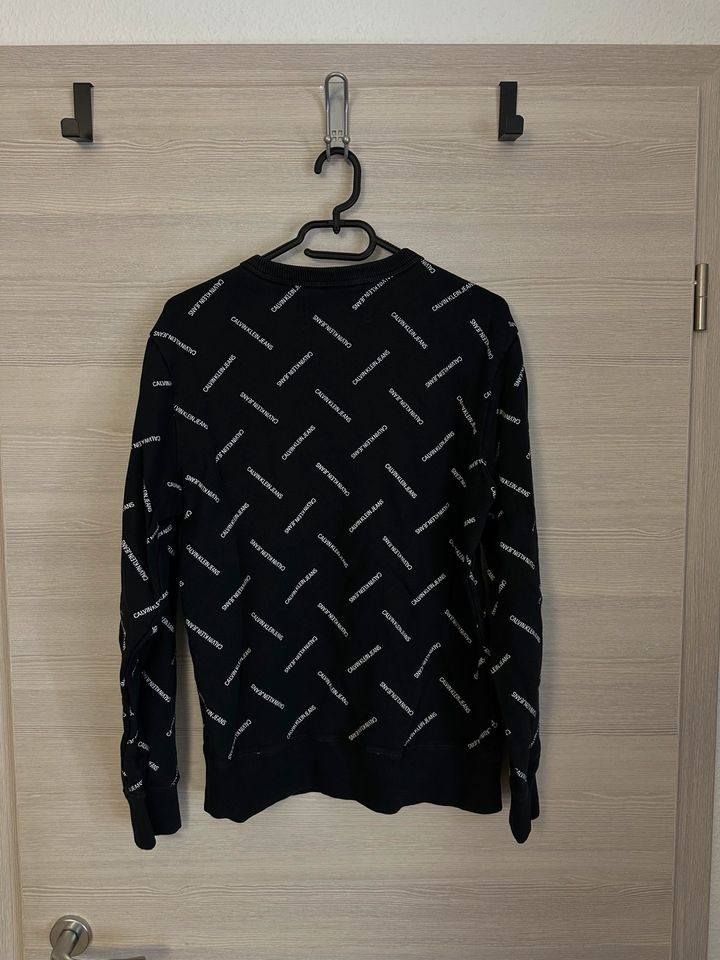 CALVIN KLEIN Ck Pullover Schwarz Weiß S in Erfurt