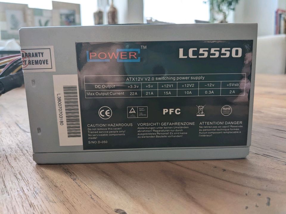 PC Netzteil LC-Power LC5550 550W in Brandenburg - Beelitz | Weiteres PC  Zubehör gebraucht kaufen | eBay Kleinanzeigen ist jetzt Kleinanzeigen