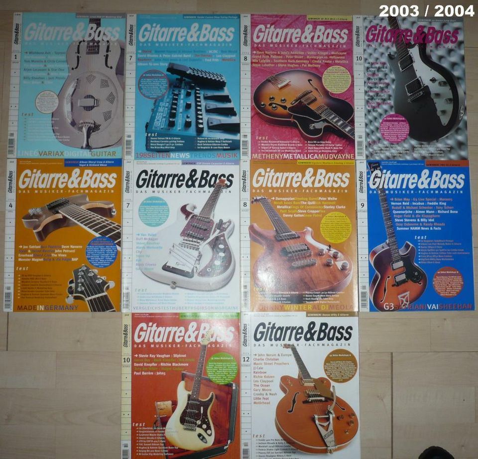 GITARRE & BASS (MUSIKER) Das Musiker Fachmagazin - 1986 bis 2007 in Kulmbach