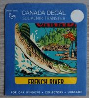 Abziehbild "French River", Canada Decal, für z.B. Autofenster Niedersachsen - Melle Vorschau