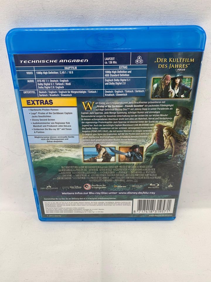 Pirates Of The Caribbean Fremde Gezeiten Blu-Ray in Kirchlengern