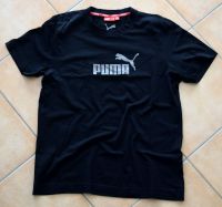 Puma T-Shirt Schwarz Retro Black Puma Logo Sports Tee - M Medium Bayern - Aiterhofen Vorschau