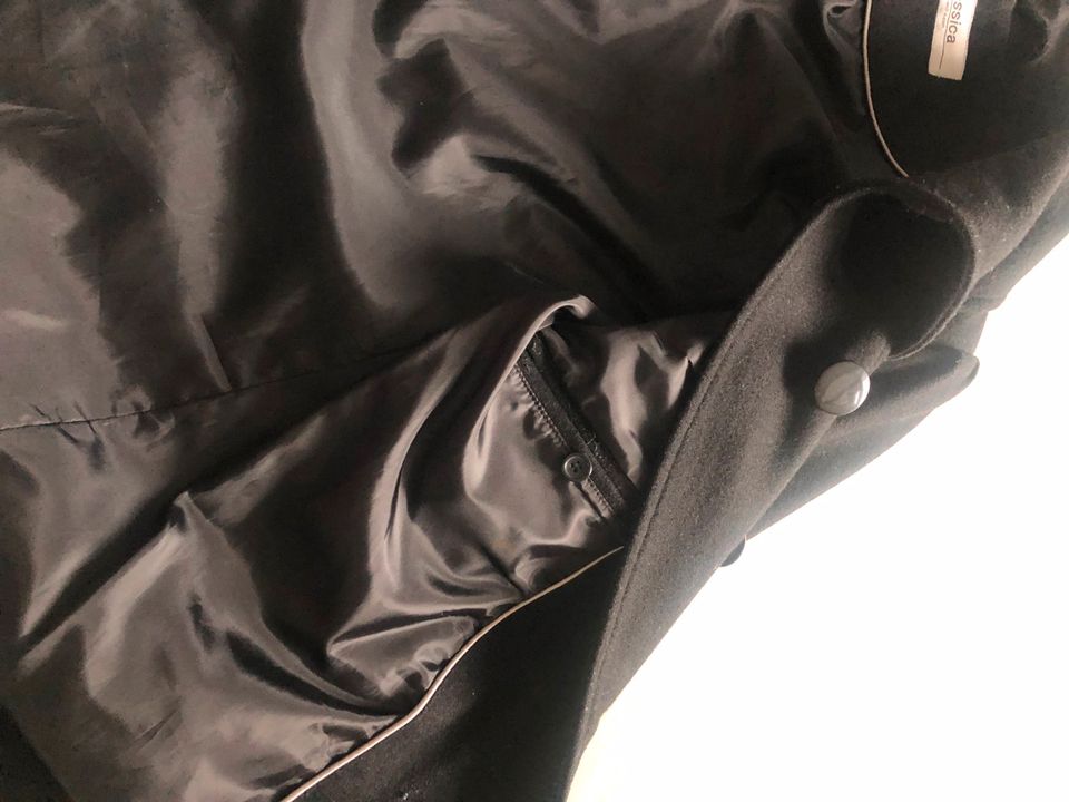 Jacke Mantel Kurzmantel schwarz Yessica C&A Größe 38 M in Lichtenfels