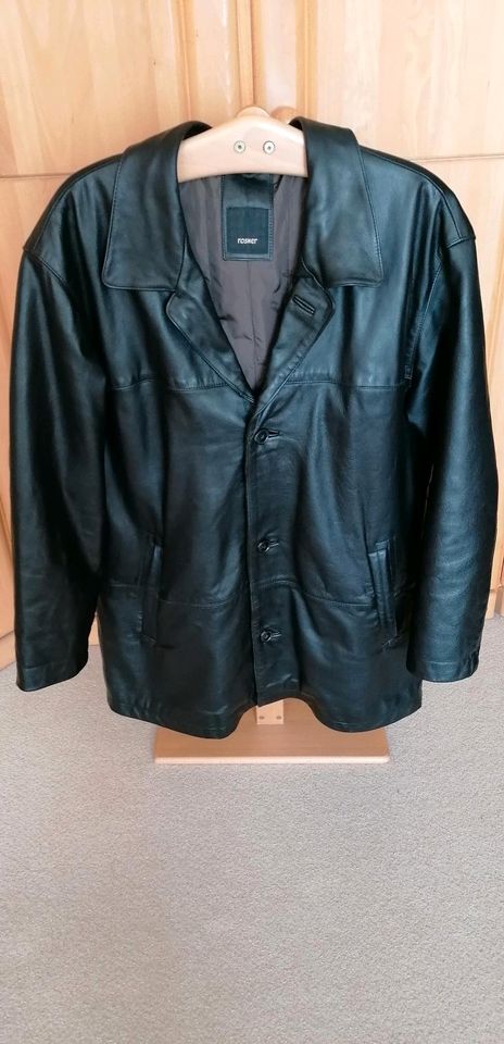 Rosner Lederjacke Herren L/54 schwarz, neuwertig in Haan