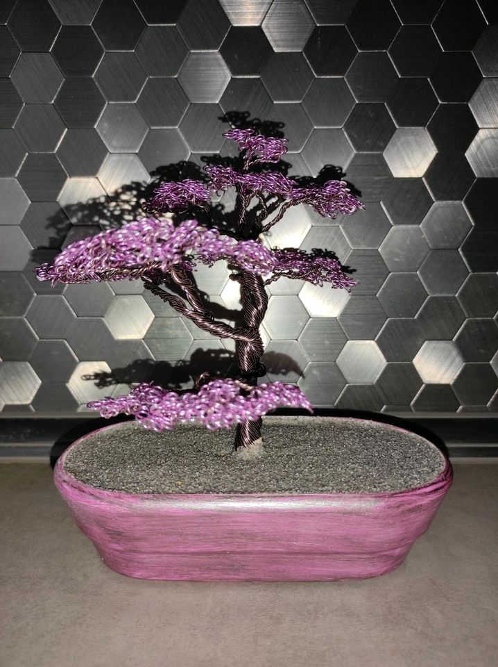 Bonsai, Lebensbaum,Glücksbaum,Drahtkunst,Sakura, Kirschblüten in Saarbrücken