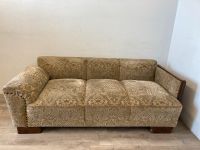 #A Sofa Daybed Couch Antik alt DDR Federpolsterung grün Holz Sachsen - Burgstädt Vorschau