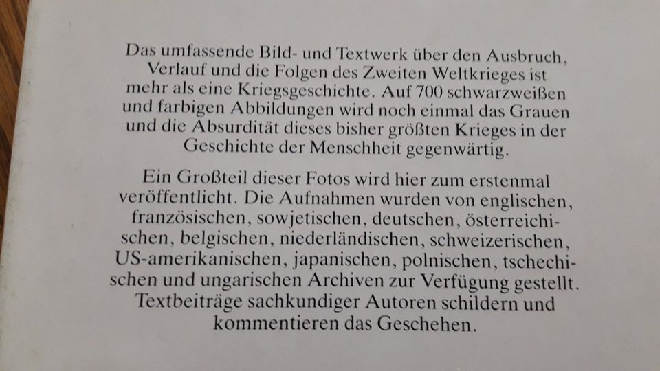 Der zweite Weltkrieg - Großer Bertelsmann Bildband in Gütersloh