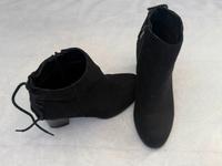 schwarze Heels / Boots mit Schnürren Ubstadt-Weiher - OT Weiher Vorschau