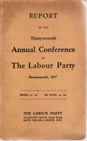 Report of the Thirty-seventh Annual Conference Labour Party 1937 Hannover - Südstadt-Bult Vorschau