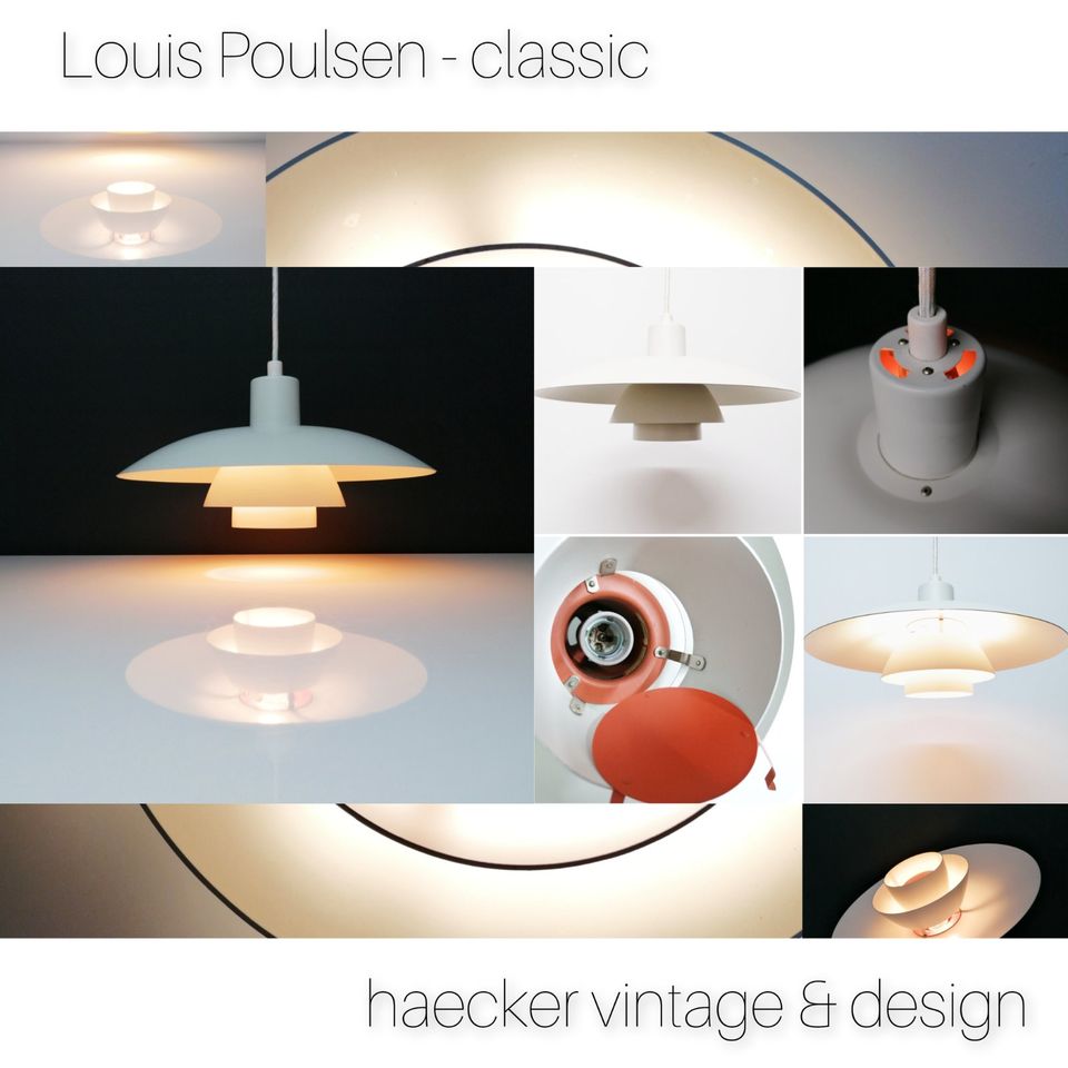 Louis Poulsen PH4 zu dansih design PH5 PHhat midcentury retro70er in Köln