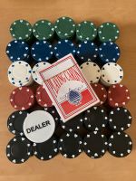 300 Pokerchips + Kartendeck + Dealer-Button (Versand möglich) Eimsbüttel - Hamburg Schnelsen Vorschau