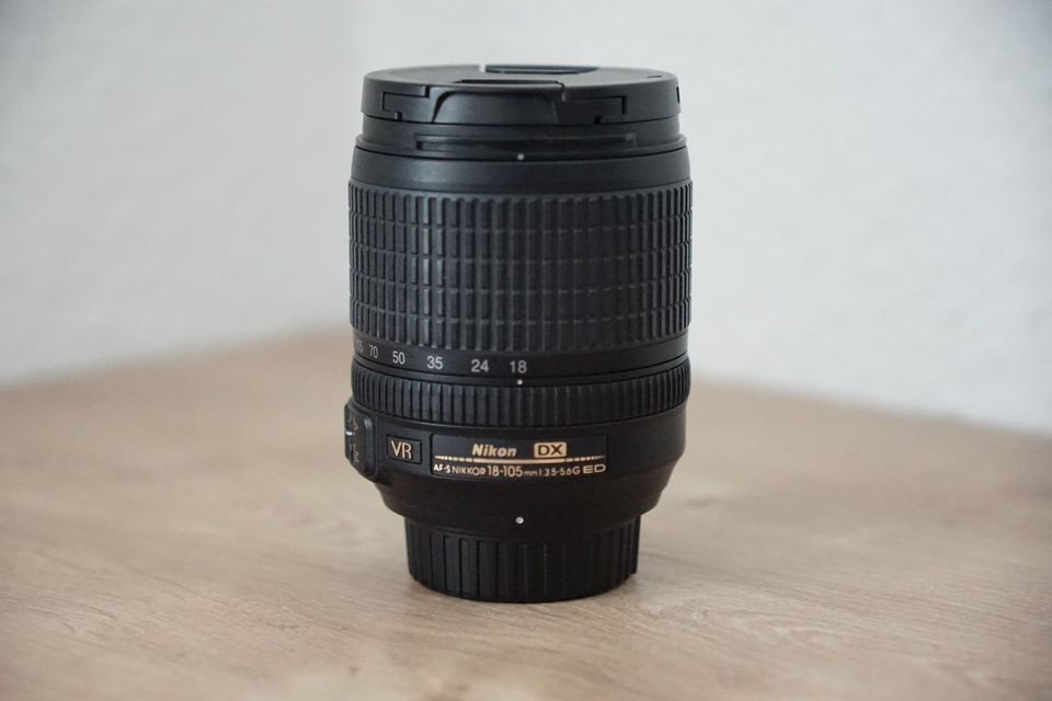 Nikon AF-S Nikkor 18-105mm f/3.5-5.6 G ED DX VR, bitte lesen! in Oranienburg