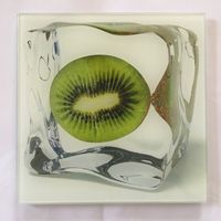 Glasbild "Iced Kiwi" (Eurographics) 20 x 20 cm Bayern - Regensburg Vorschau