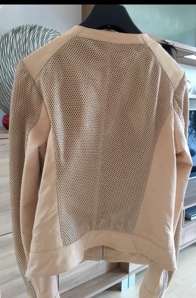 Lederjacke COMMA beige / creme Gr. XXS / 32 in Weisendorf