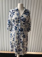 Kleid weiß mit dunkelblauen Blumen, Bodyflirt, Größe 42 Baden-Württemberg - Ostrach Vorschau