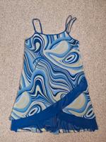 Lady Pirola Spaghettiträgerkleid Gr. 40/42, blau/türkis/gelb Rheinland-Pfalz - Mommenheim Vorschau