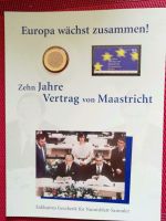 BRD, NUMISBLATT, MÜNZEN, 10 Jahre Vertrag von Maastricht Niedersachsen - Tespe Vorschau