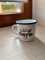 Tasse Emaille schwarz/weiß Lieblings-Chefin Baden-Württemberg - Bingen Vorschau