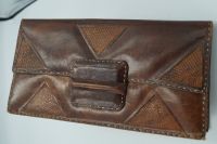 Handtasche Clutch braun Vintage 70er Flechttasche Leder Nordrhein-Westfalen - Solingen Vorschau