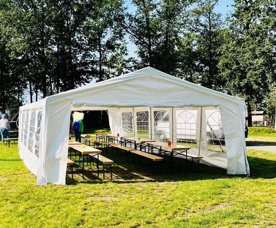 Partyzelt mieten, Festzelt, Eventzelt, Pavillon 5x10m Zeltverleih in Mülheim (Ruhr)