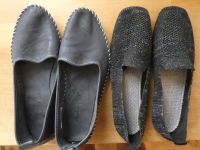 neue Schuhe - Slipper - 2 Paar, Gr. 41 - dunkelblau und schwarz Hessen - Rimbach Vorschau