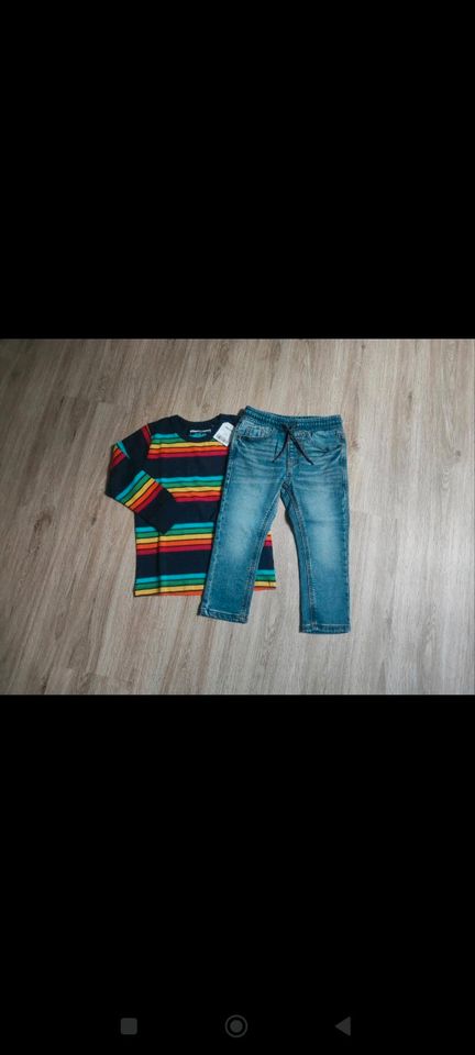 Next Set Jeans und Shirt Gr.98 in Berglangenbach