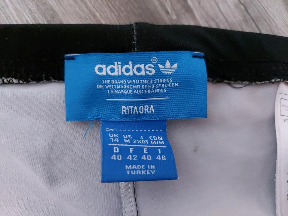 ADIDAS Leggings by Rita Ora Gr. 40 schwarz weiss in Saarland ...