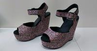 Offene High Heels Asos, Glitzer Gr.5 (38) Plateau vorne 4cm Hessen - Wölfersheim Vorschau