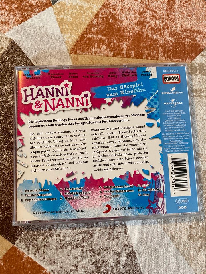 CD Hörspiel zum Kinofilm - Hanni&Nanni in Gemünden (Wohra)