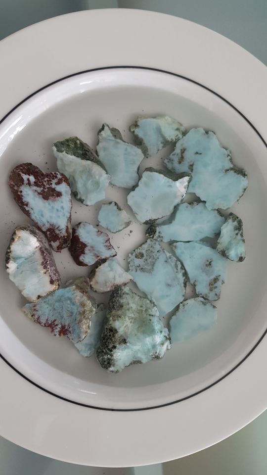 Larimar… Meditationsstein, Heilstein, Naturstein! Sch. 33 in Neusäß