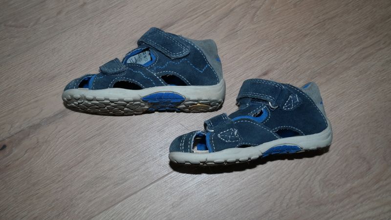 tolle Sandalen Lurchi Gr. 22 Weite M Marci Suede Navy Blue in Drensteinfurt