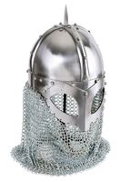 Wikinger Brillenhelm, mit Kettenbrünne, 2 mm Stahl Niedersachsen - Osterholz-Scharmbeck Vorschau