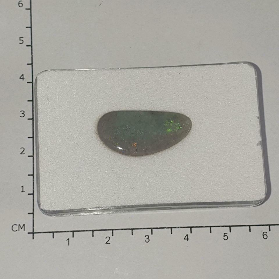 Echter Schwarzopal ( 4,79 carat ) 23 x 11 x 2,5 mm / Australien in Recklinghausen