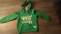 Jungen Kapuzenpullover Größe 86/82 Hoodie grün weiß impidimpi Nordrhein-Westfalen - Neuss Vorschau