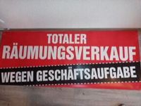 WERBEBANNER und PLAKATE zum RÄUMUNGSVERKAUF Schleswig-Holstein - Kappeln Vorschau