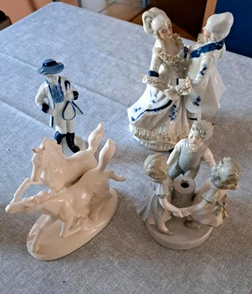 Porzellanfiguren zu verschenken in Wasenbach