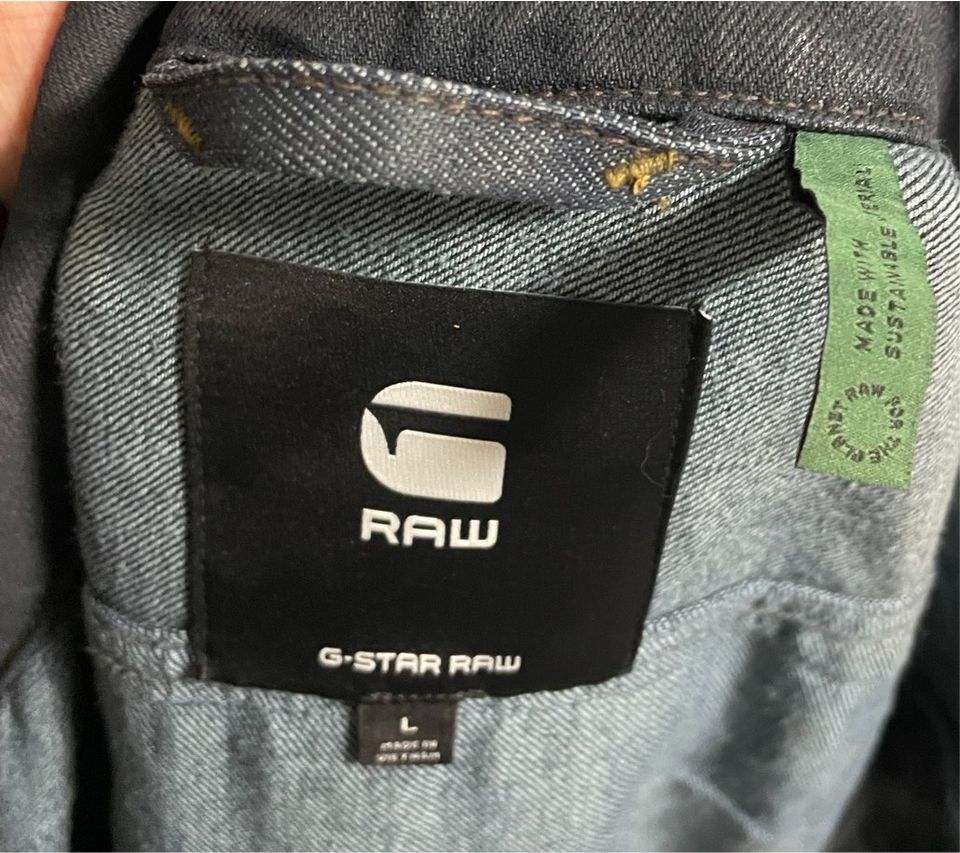 G Star RAW Jeansjacke Jacke Gr. L in Dinslaken