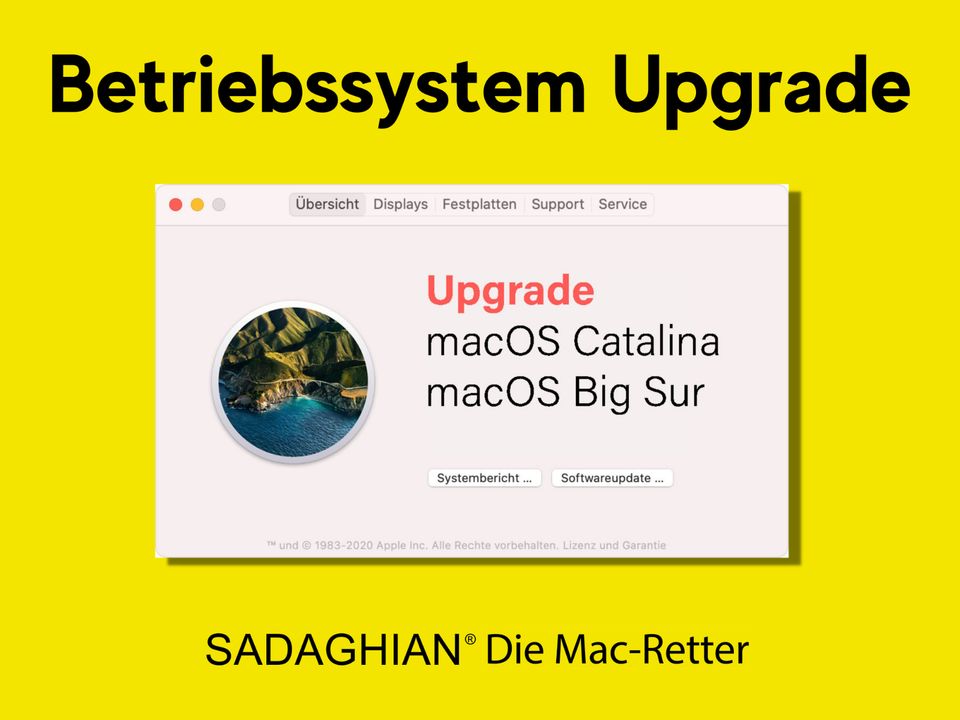 MacBook & iMac Betriebssystem Upgrade in Hamburg