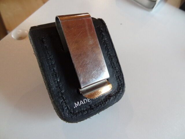 Zippo Ledertasche mit Clip schwarz in Neuburg a.d. Donau