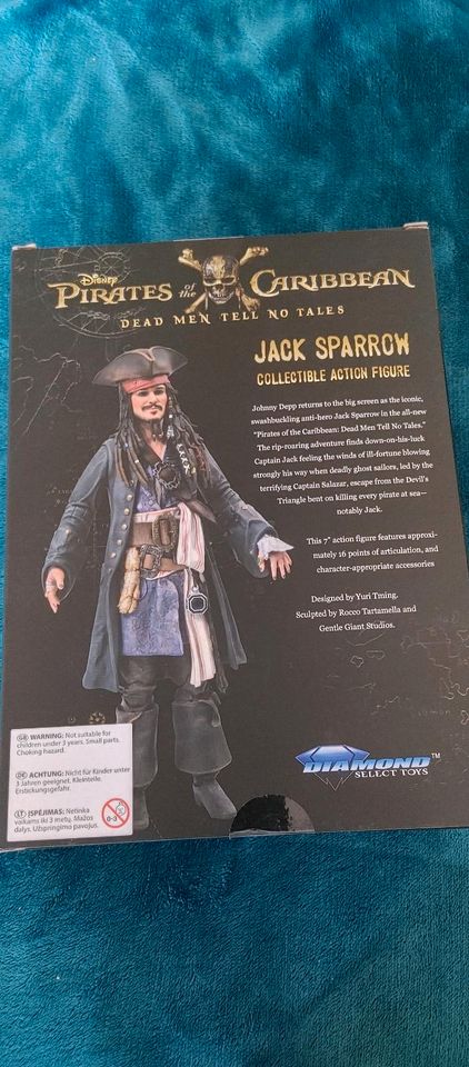Disney Pirates of the Caribbean Jack Sparrow Figur Neu in Stralsund