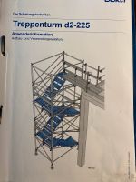 Doka Treppenturm d2-225 Turmhöhe ca. 4,8 m - Gerüst Turm Treppe Bayern - Hilpoltstein Vorschau