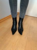 Prada Stiefel Stiefeletten EUR 37,5 schwarz Antique Vintage Brandenburg - Geltow Vorschau