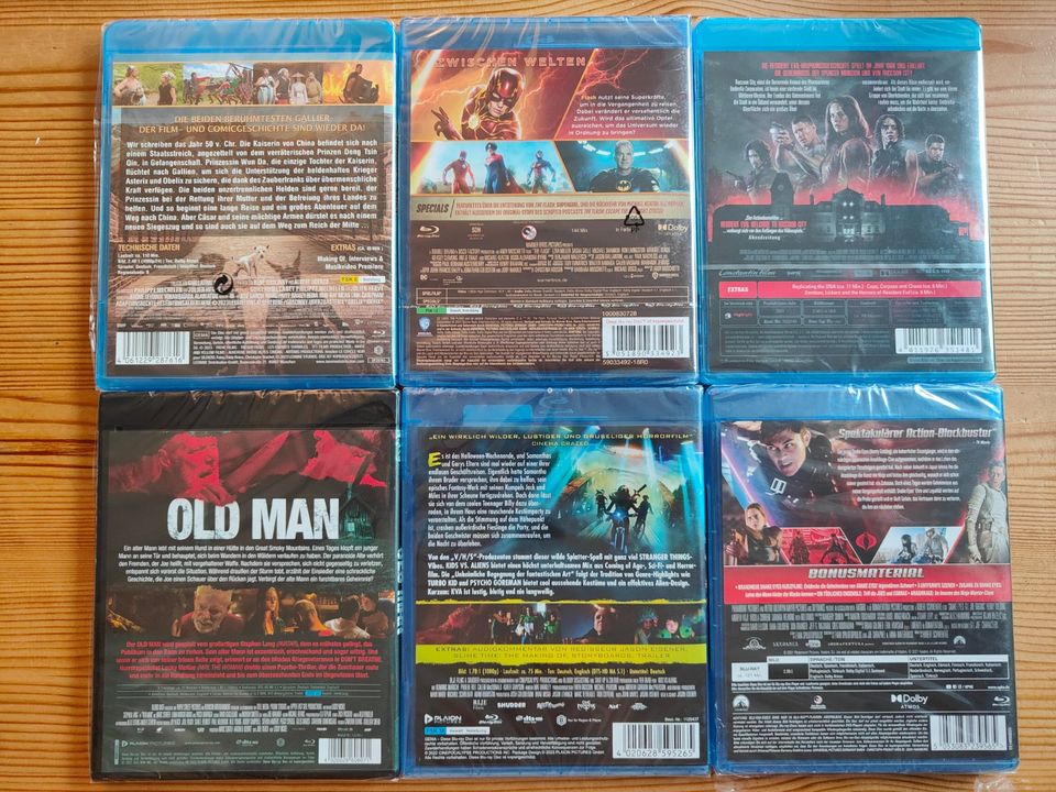 Bluray Flash Resident Evil Old Man Asterix & Obelix Kids vs Alien in Regenstauf