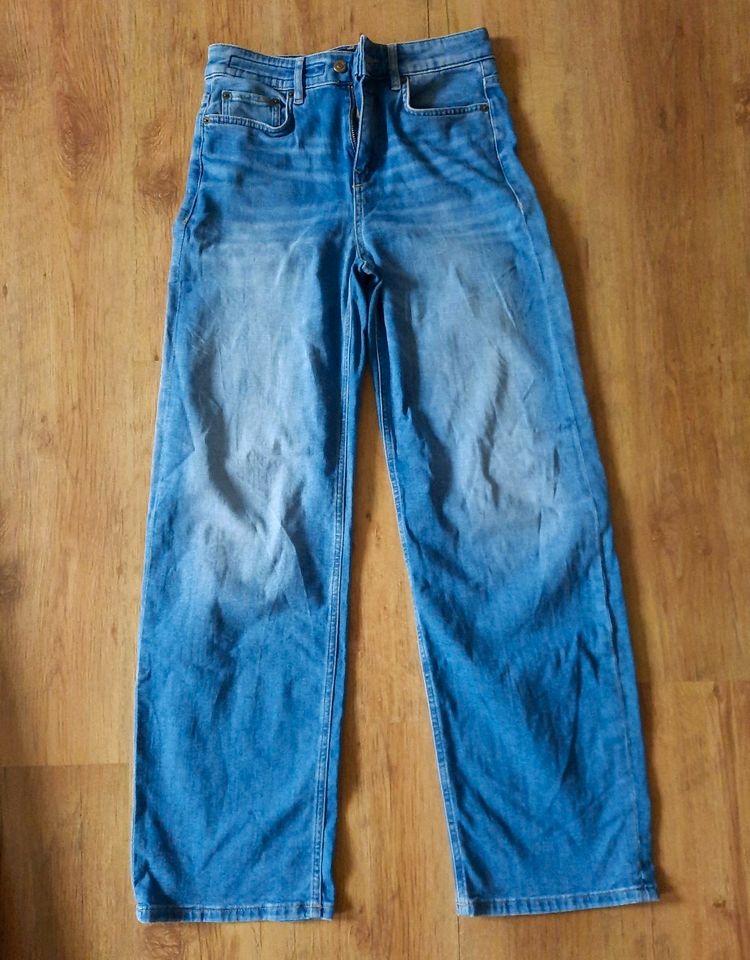 ❤️ DRYKORN Wide Leg Jeans W27 L32 high waist blau in Ochsenfurt