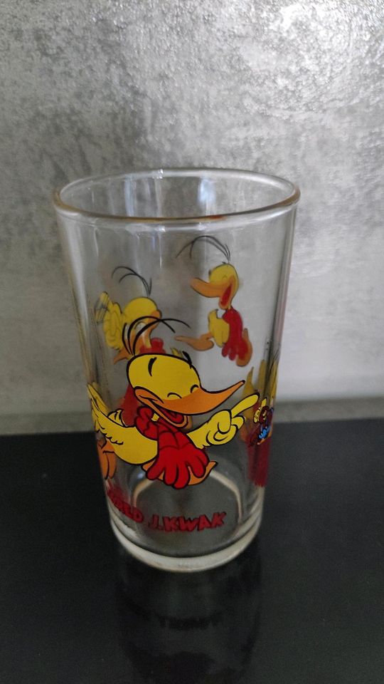 Alfred J Kwak Glas Vintage Ente in Roth