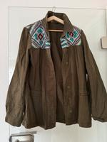Jacke in Khakigrün mit Perlenbesatz Bayern - Karlstein Vorschau
