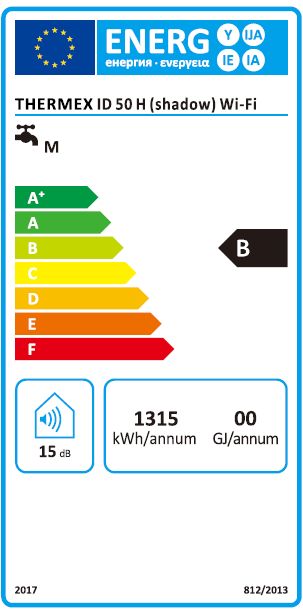 Warmwasserspeicher Wi-Fi Thermex ID 30 - 100 Shadow, inklusive Lieferung in Mühlhausen