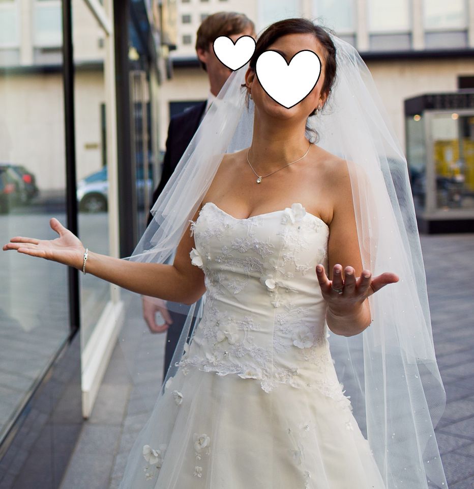 Brautkleid Hochzeitskleid Justin Alexander Sweetheart, 36 A-Linie in Düsseldorf