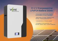 Stromspeicher Photovoltaik Powerwall 10kWh 200Ah 51,2V LiFePO4 Nordrhein-Westfalen - Düren Vorschau