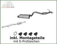 Auspuff Set für MITSUBISHI L200 2.5 TD 4x4 Mitteltopf + Endtopf Nürnberg (Mittelfr) - Mitte Vorschau